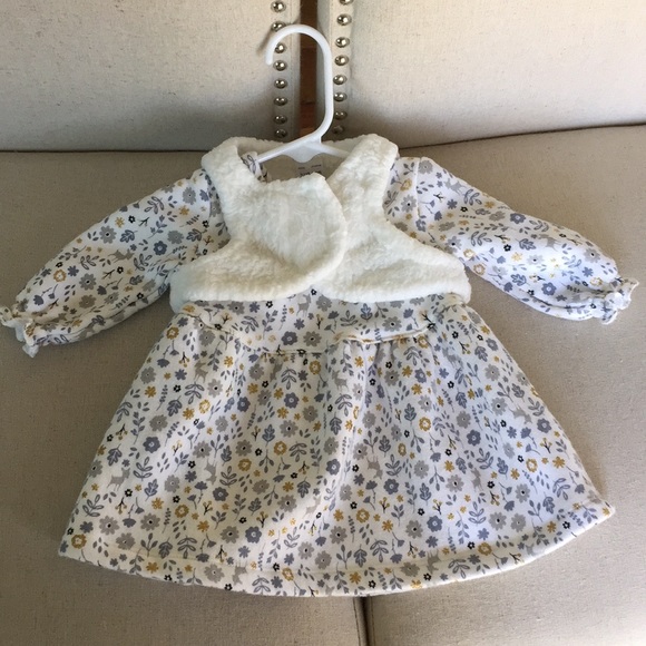 Baby Dress with vest and bloomers. - Picture 1 of 2
